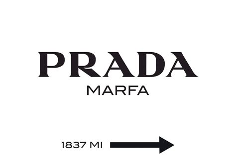 prada marfa 1837 miles poster|Prada marfa print.